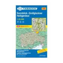 Tabacco Karte 80 Sonnblick – Großglockner – Heiligenblut 1:25.000 mit Skirouten